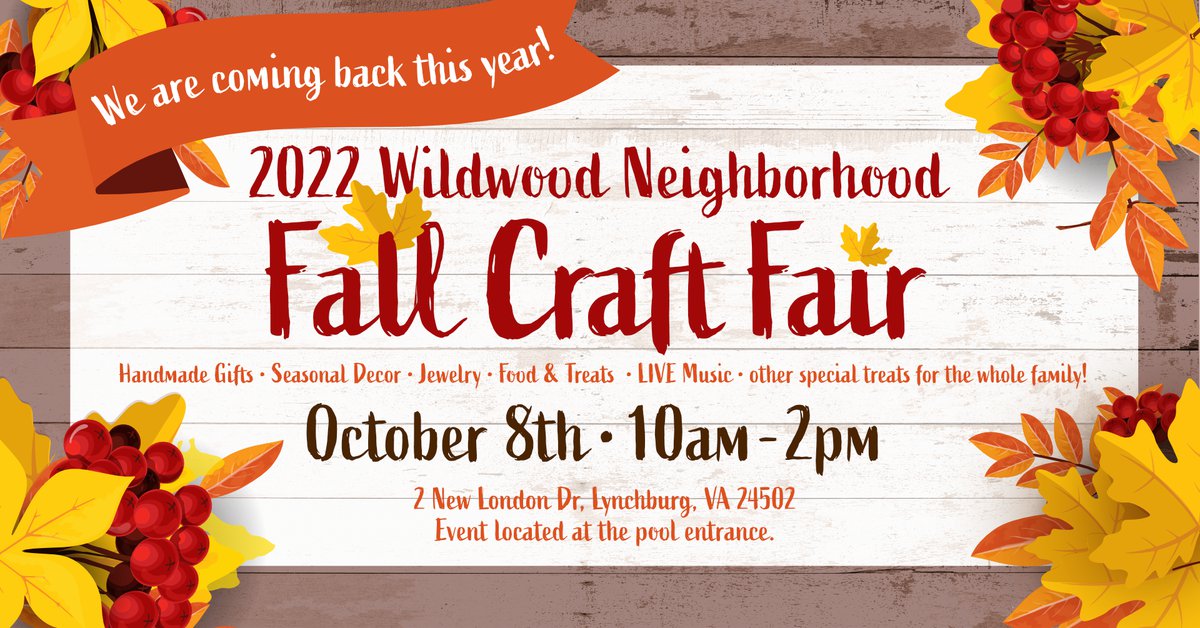 Wildwood Neighborhood Craft Fair - Blue Ridge Country