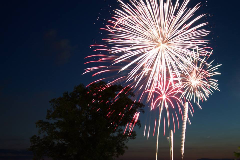 July 4th Fireworks! Blue Ridge Country