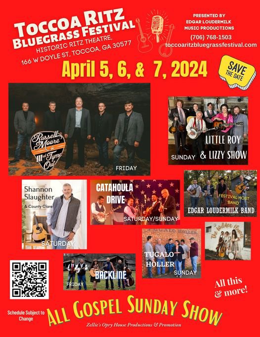 Toccoa Ritz Bluegrass Festival Blue Ridge Country