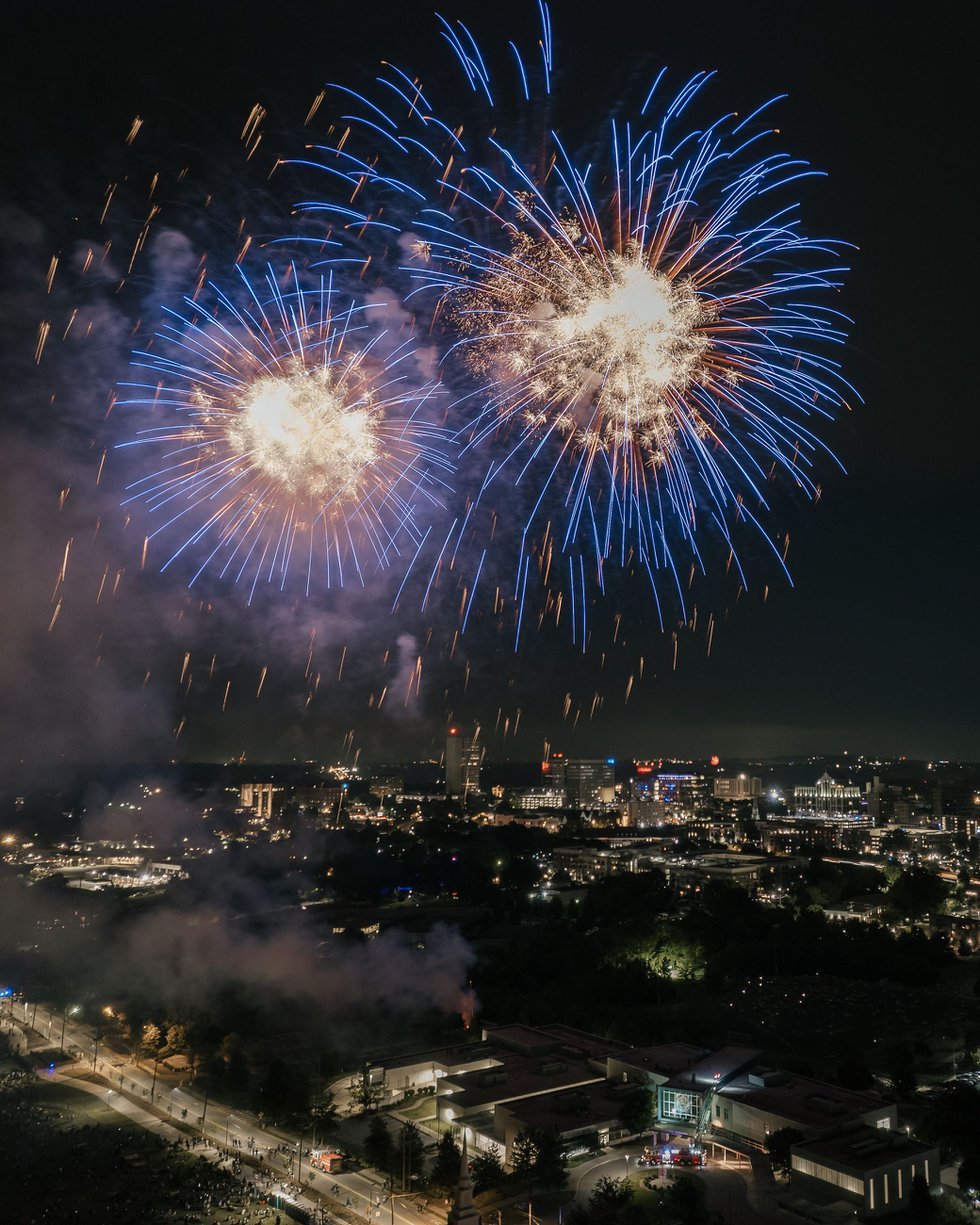 Clemson MBA Fireworks on the Fourth Blue Ridge Country