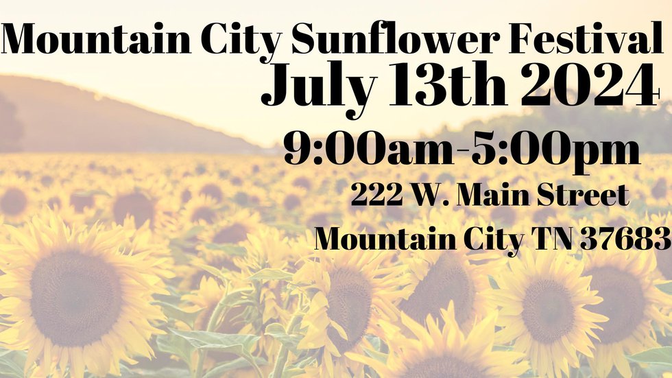 Mountain City Sunflower Festival Blue Ridge Country