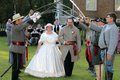 An evening wedding at the Battle of Tunnel Hill
