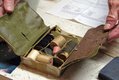 PFC Carter's sewing kit, issued to all soldiers.