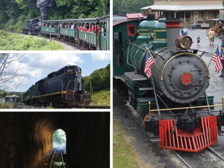 Passenger Trains Roll Across The Mountains From West Virginia To Georgia Blue Ridge Country - tennessee valley railroad museum roblox