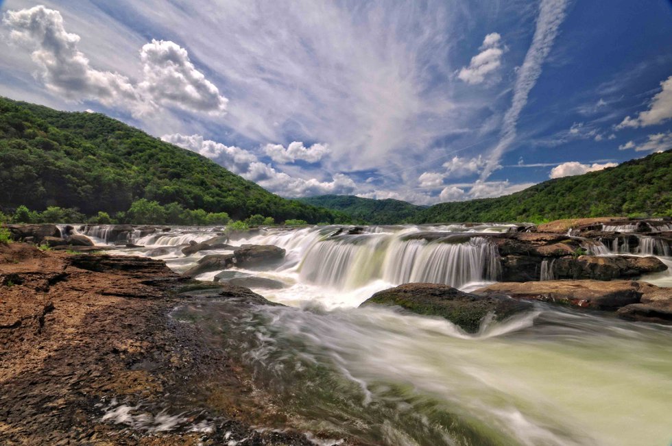 West Virginia Waterfalls BlueRidgeCountry Com   Sandstone Falls 1 8262 Copy 