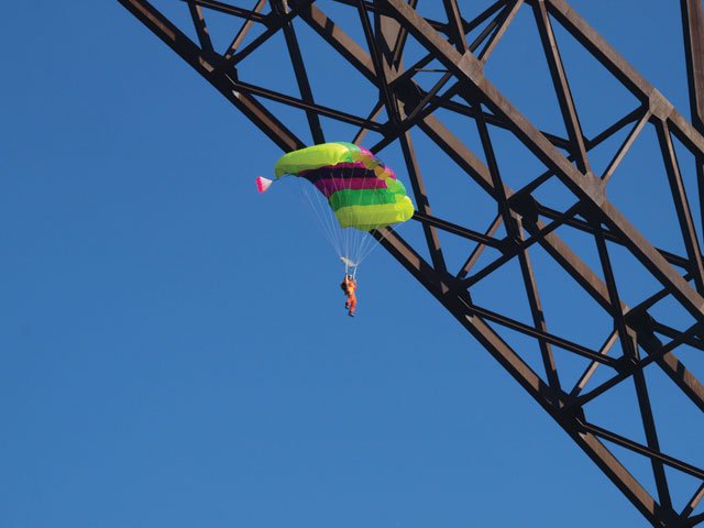 Parachutist Gliding II