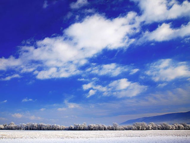 Snowy Shenendoah Valley