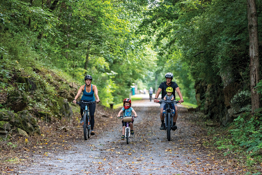 East Tennessee’s Tweetsie Trail’s 10-mile length offers birding and history.