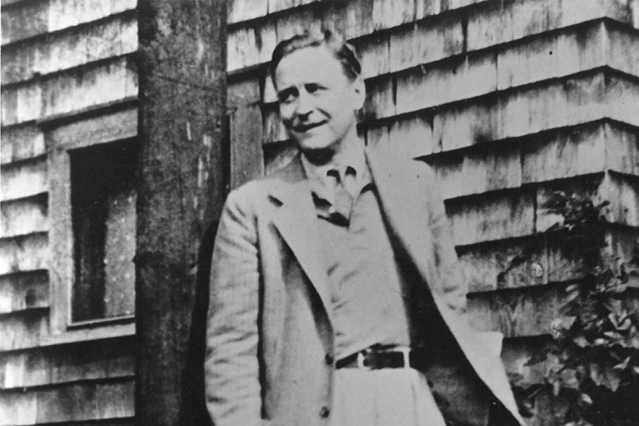 This photo of F. Scott Fitzgerald was taken in Asheville in 1935. He was 39, alcoholic and unsure of his talent.