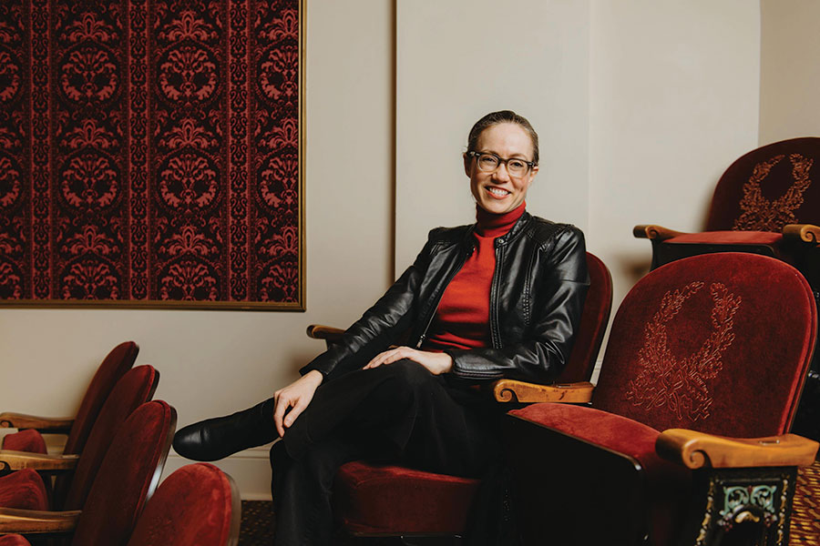 Barter Theatre Producing Artistic Director Katy Brown on the 18 remaining Empire chairs: “We had them re-done, so they’re nice and comfy.”