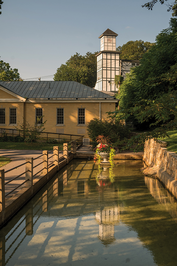 The Berkeley Springs, West Virginia, Roman bathhouse offers heated pleasure.