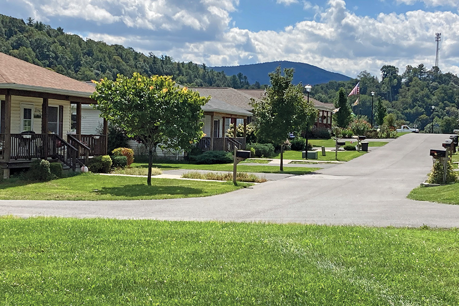 Hope Village was built with donated funds and volunteer labor after the 2016 flood.