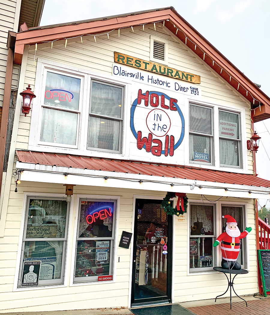 Hole in the Wall started serving food in 1931, two years after the stock market crash.