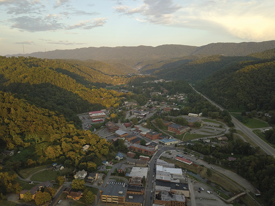 Whitesburg is cradled by the Pine Mountains, at the western edge of the Appalachians.