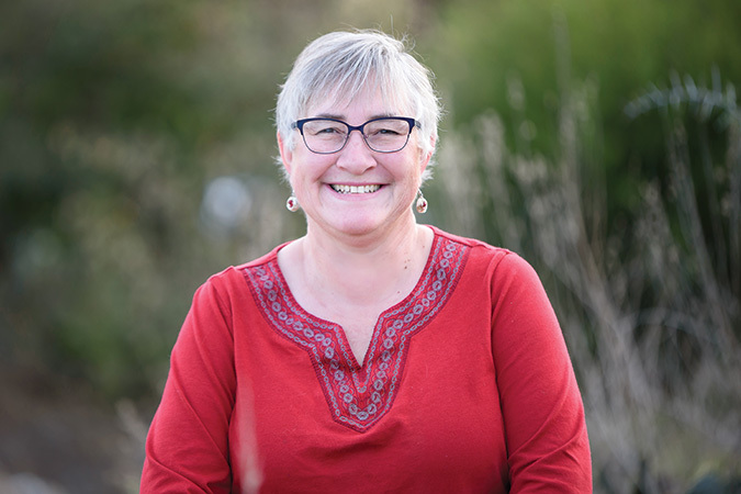 South Carolina Botanical Garden’s Sue Watts recommends both leaf color and the goldenrod for fall viewing.
