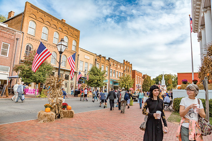 More than 10,000 people come to Jonesborough, Tennessee for the National Storytelling Festival each October.