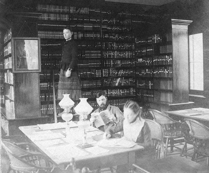 The Thomas Hughes Library is home to many first edition and autographed Victorian books.