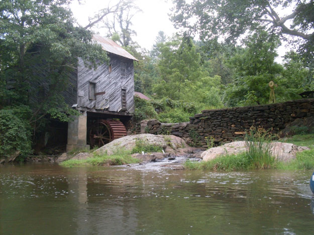 In North Carolina, more than twenty-six miles of the New River has been declared Wild and Scenic by both the state and federal governments. This is where Dog Creek joins the New, where the Wild and Scenic section begins