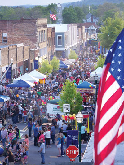 The annual Taste of Toccoa draws around 8,000 people every year.