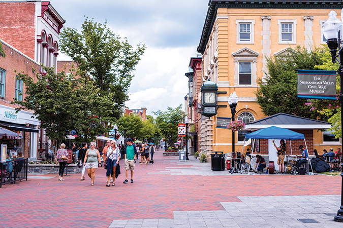 A stroll of Old Town Winchester, Virginia echoes a walk on the trails of Sky Meadows State Park.