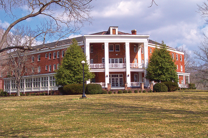 The former Pence Springs Resort is now a girls’ boarding school.