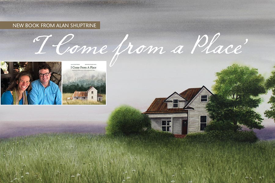 Inset Image: Record-setting Appalachian Trail runner and author Jennifer Pharr Davis and Alan Shuptrine have collaborated to create the book "I Come From A Place" which contains 80 of his paintings.

Main Image: “Away for the Summer.”