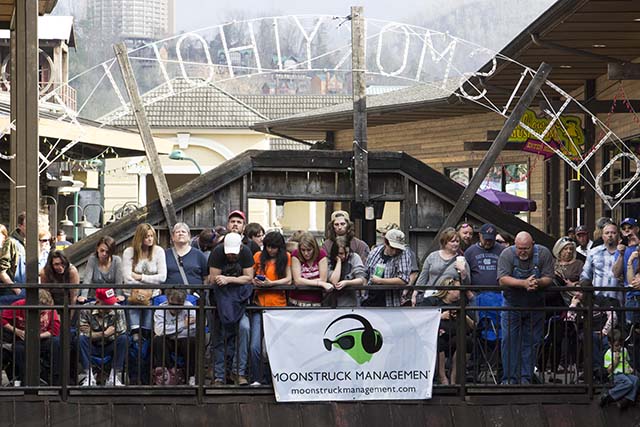 The Soggy Bottom Boys performed at The Holler, just outside the Ole Smoky Distillery, on March 22, 2014, for a first-ever live performance. Ole Smoky Moonshine hopes that these free concerts are just the beginning of many shindigs that will unify the citizens of Gatlinburg, Tenn. with the thousands of visitors who make their way into this magical holler every year.