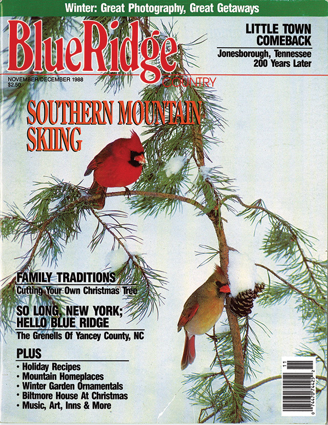 Another of Steve’s many cover firsts: BRC’s first wildlife cover. We were thrilled to have the great image, which happened to feature the state bird of four of our then-seven coverage states: North Carolina, Virginia, Kentucky and West Virginia.