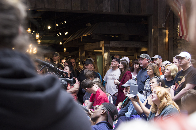 The Soggy Bottom Boys performing live at the Ole Smoky Distillery in Gatlinburg,Tenn.