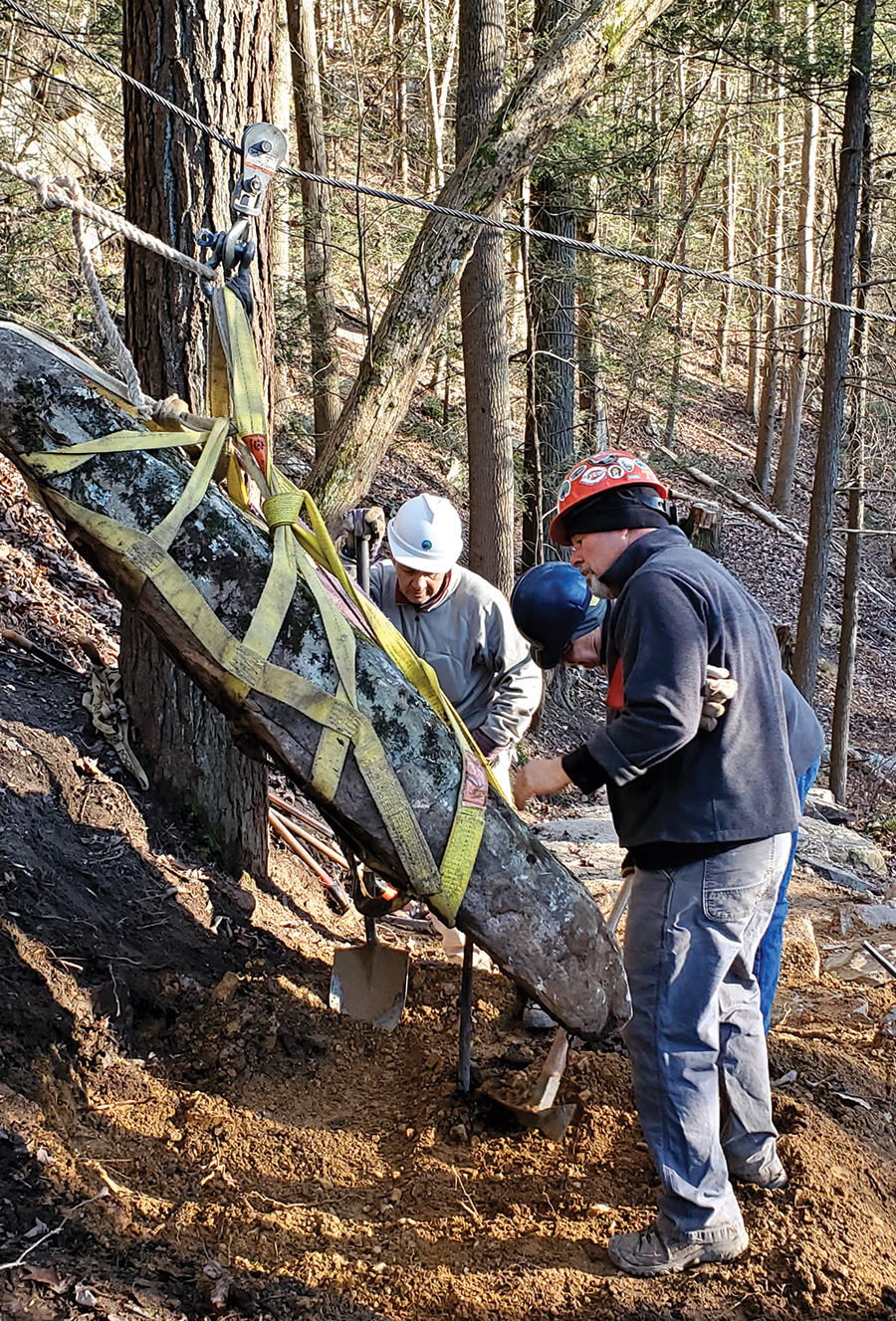 Morris: “Were it not for the dedication of a very, very small group of people, trail systems as we know them would simply go back to the earth very quickly.”
