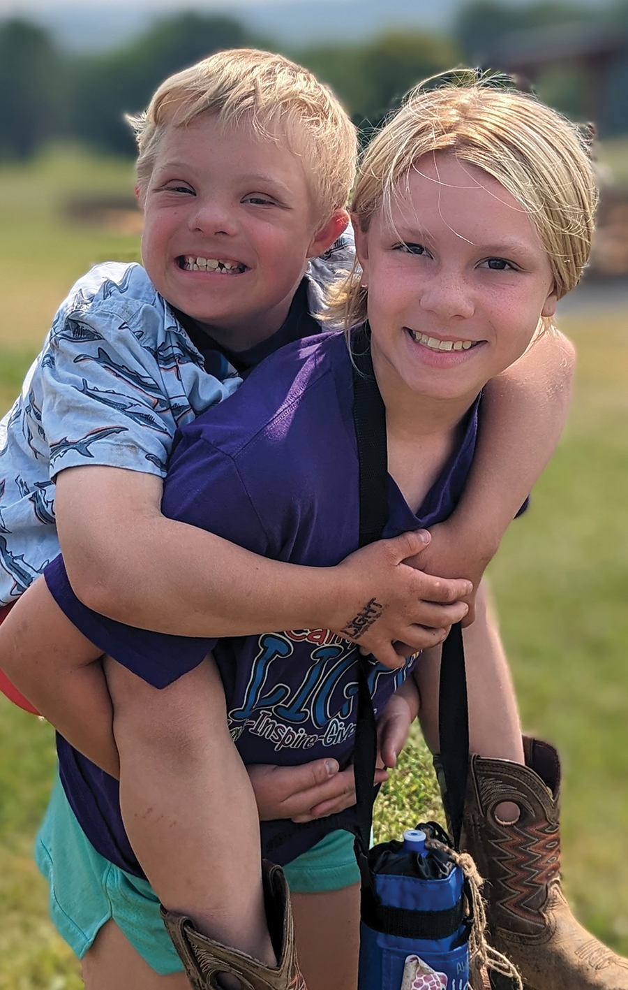 Campers attend Camp LIGHT tuition-free and take part in activities ranging from farm life, fishing, nature trails and a replica 1950s Main Street called Adaville.