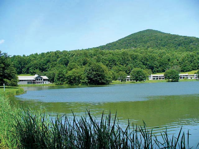Peaks of Otter lodge in Virginia.