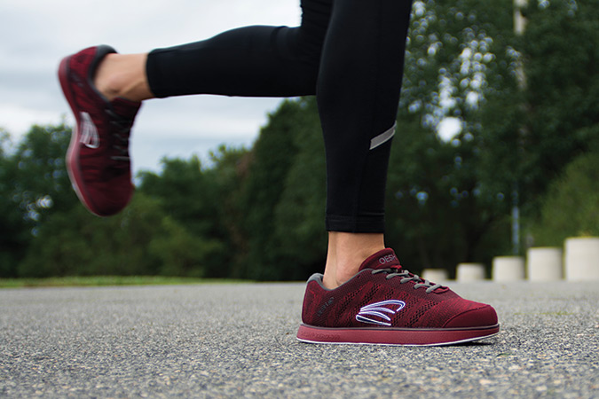 Kerrigan characterizes OESH shoes as, “the only shoes on the planet that are designed to work according to and with our body’s natural biomechanics.”