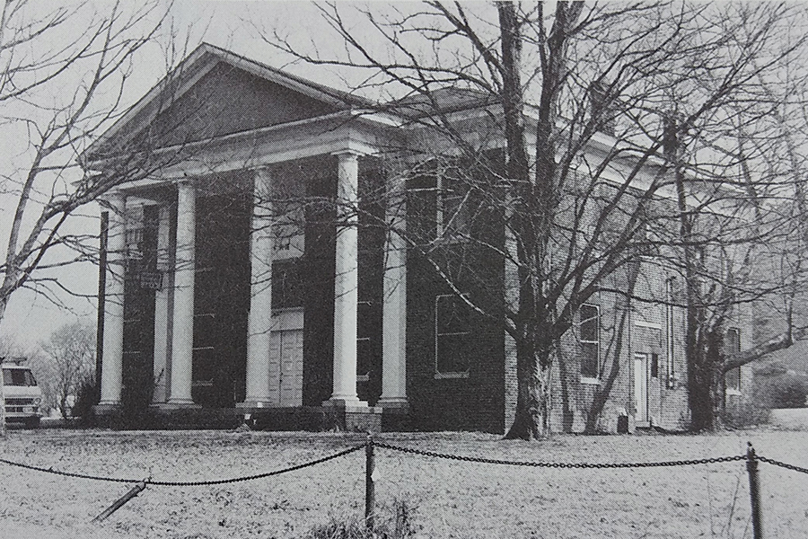 The Colonial Revival James County courthouse was built in 1913,  still stands in Ooltewah and is on the National Register of Historic Places.