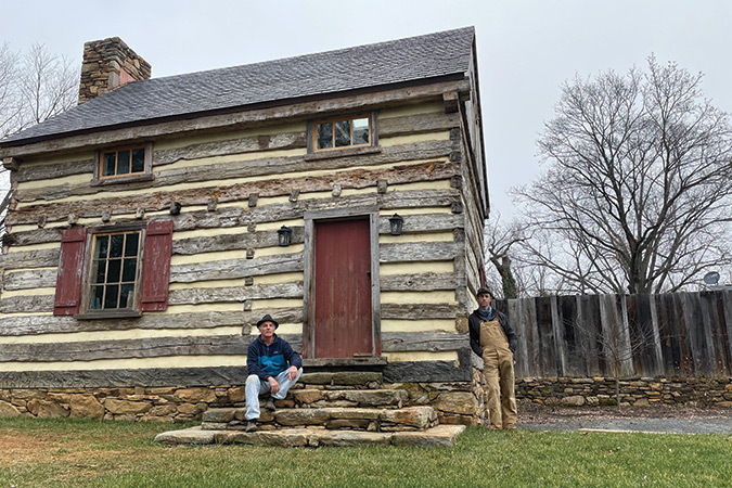 Peter Hunter, seated, has brought his son into a business that takes “an intimate, hands-on approach to jobs.”