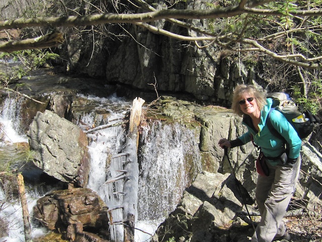 Parts of the trail were freeeezy.