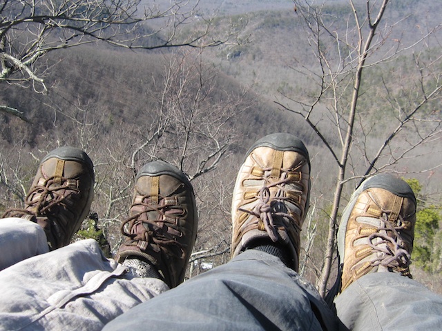 Aw, they still have matching hiking shoes.