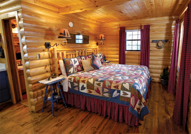 Bedroom view of The Mockingbird.