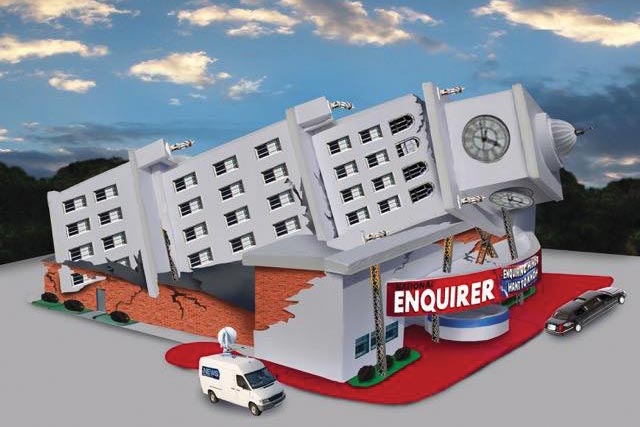 A rendering shows the National Enquirer Attraction coming to Pigeon Forge, Tennessee.