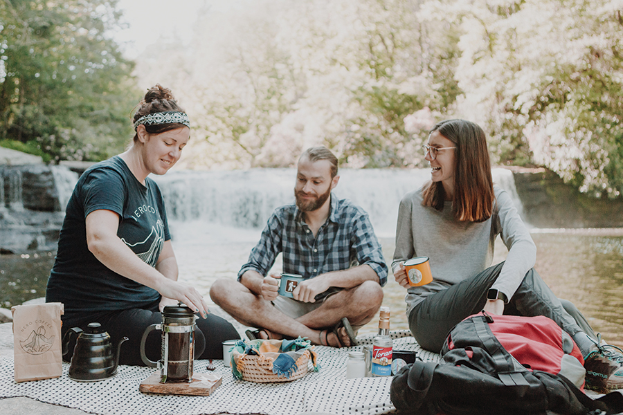 Java enthusiast Katlyn Mobley offers guided hikes with Trail Magic Roast.