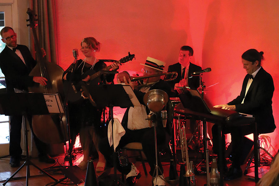 Queen Bee and the Honeylovers cranked out Jazz tunes.