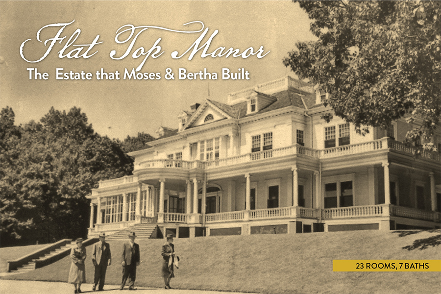 Flat Top Manor maintained its stately appearance in this 1953 photo, when it had become Blue Ridge Parkway property.