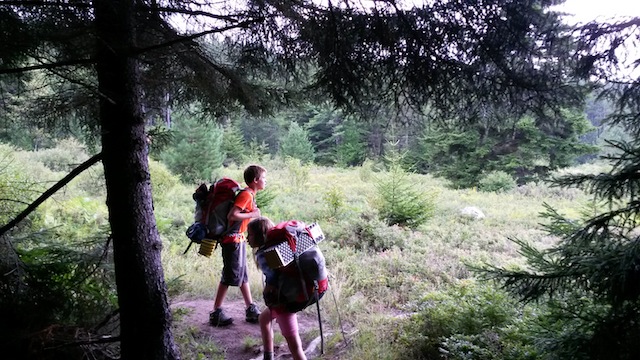 Matthew and Lily on Dolly Sods, August, 2014
