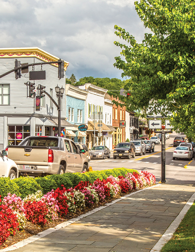 Lewisburg, West Virginia’s vibrant downtown is a great visit after a day at Moncove Lake State Park.
