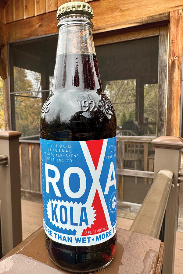 Years before the original Ale-8-One was introduced, company founder George Lee Wainscott got into the cola business, with a drink named for his wife Roxanne.