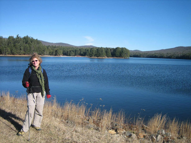 Gail by the lake