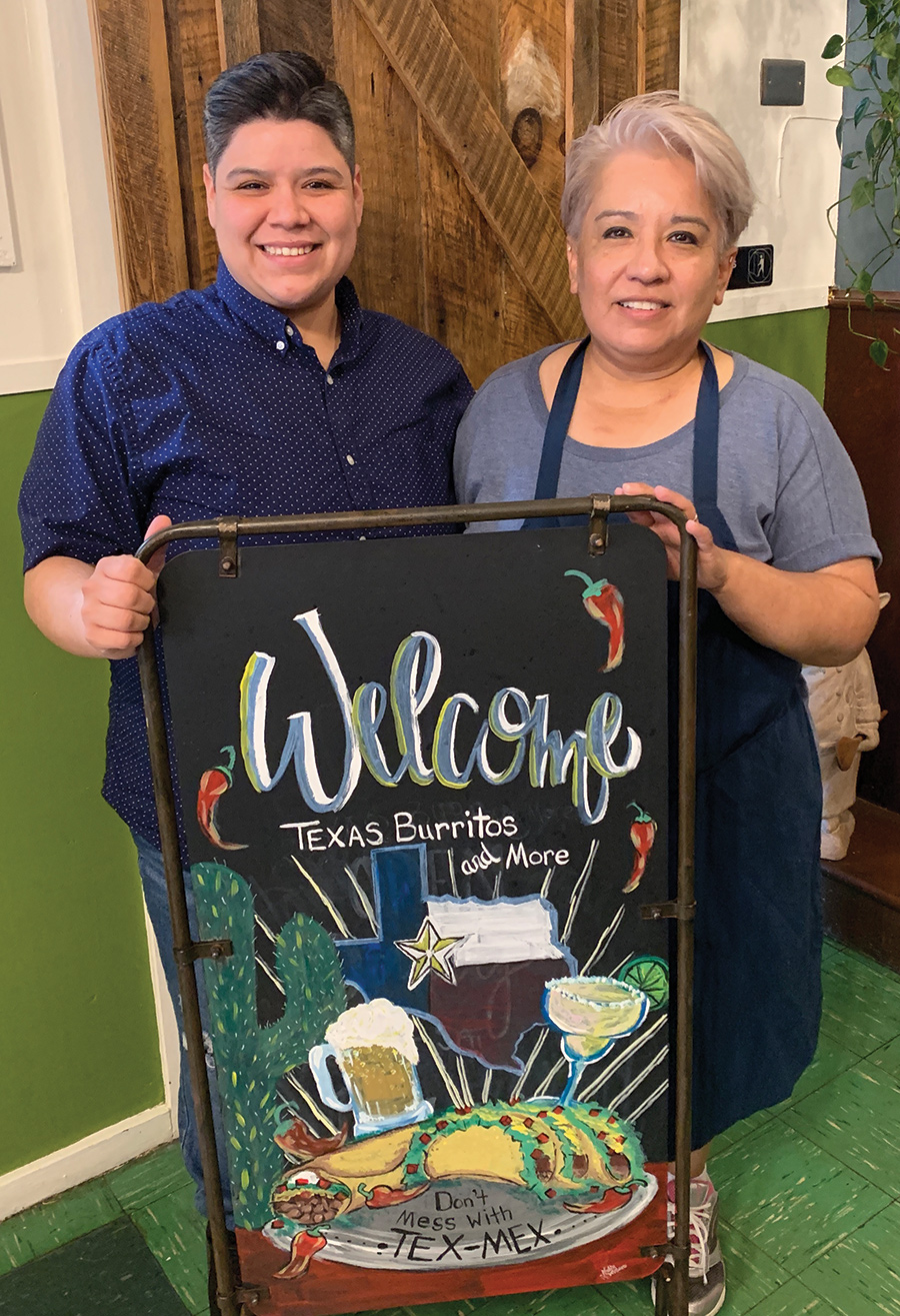 Myra Cardenas and her mother, Mary Sipple, serve dishes based on family recipes from Mexico and Texas at Jonesborough’s Texas Burritos & More.