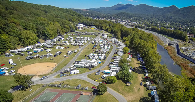 Glen Maury Park is the preferred campground with waterfront, wooded, and centrally located tent and RV sites.