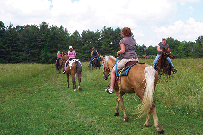 Horseback riding is a big attraction at North Georgia’s newest state park, Don Carter State Park.