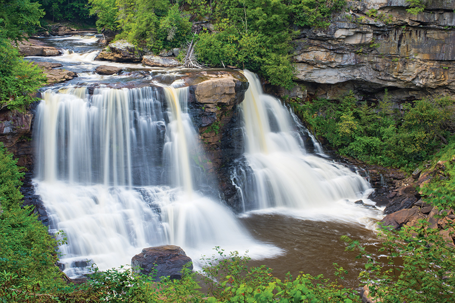 Blackwater Falls is West Virginia’s top falls.